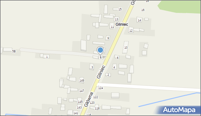 Gliniec, Gliniec, 5, mapa Gliniec