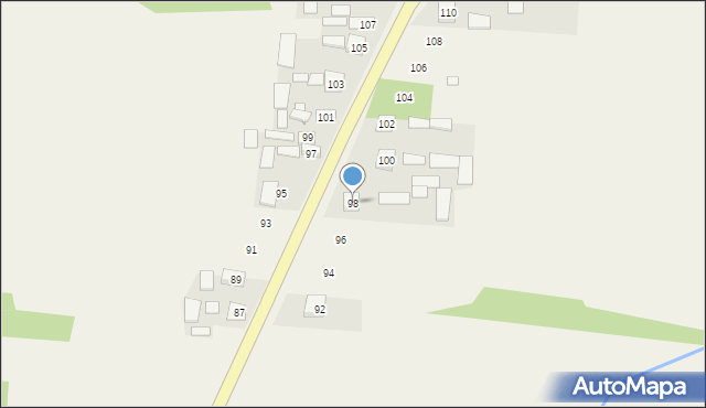 Gliniec, Gliniec, 98, mapa Gliniec