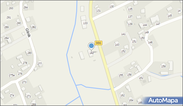 Glinik, Glinik, 142, mapa Glinik