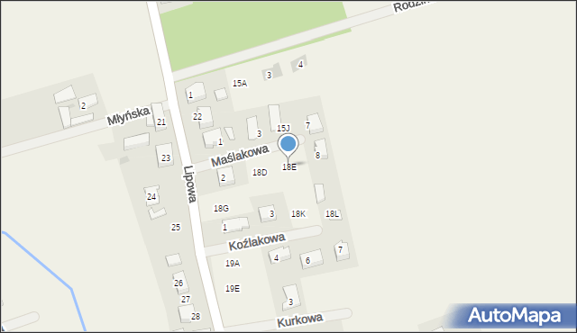 Glinik, Glinik, 18E, mapa Glinik