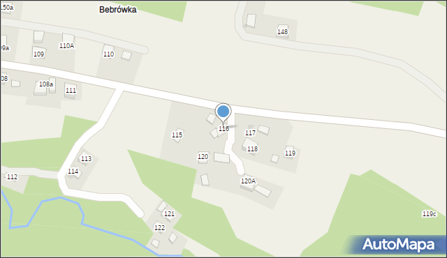 Glinik Charzewski, Glinik Charzewski, 116, mapa Glinik Charzewski