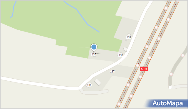 Glinik Charzewski, Glinik Charzewski, 135, mapa Glinik Charzewski