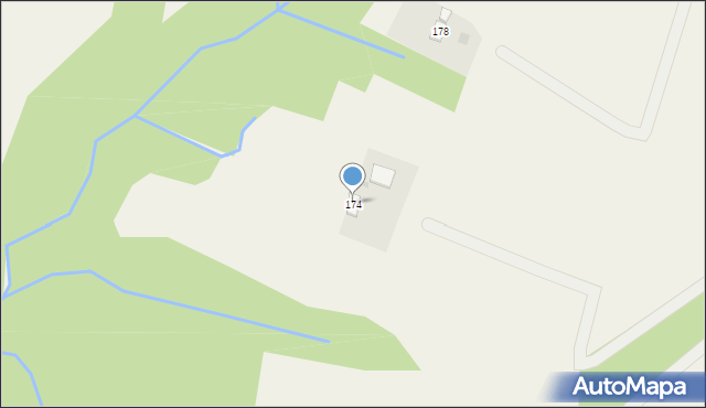 Glinik Charzewski, Glinik Charzewski, 174, mapa Glinik Charzewski