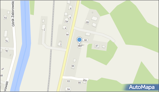 Glinik Charzewski, Glinik Charzewski, 68A, mapa Glinik Charzewski