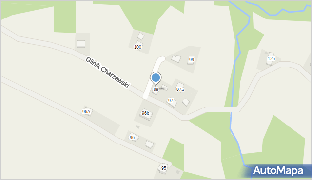 Glinik Charzewski, Glinik Charzewski, 98, mapa Glinik Charzewski