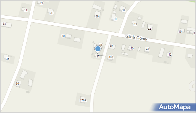 Glinik Górny, Glinik Górny, 37, mapa Glinik Górny
