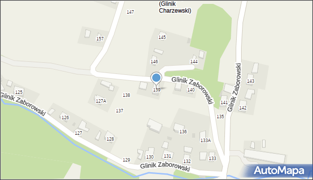 Glinik Zaborowski, Glinik Zaborowski, 139, mapa Glinik Zaborowski