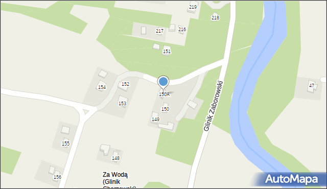 Glinik Zaborowski, Glinik Zaborowski, 150A, mapa Glinik Zaborowski