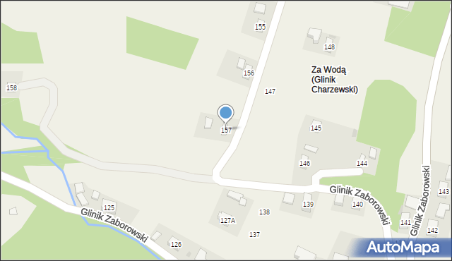 Glinik Zaborowski, Glinik Zaborowski, 157, mapa Glinik Zaborowski