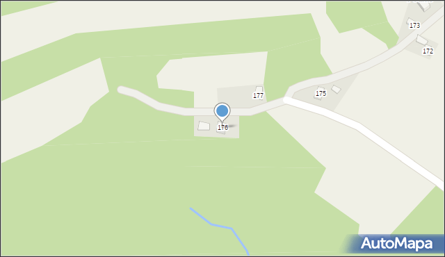 Glinik Zaborowski, Glinik Zaborowski, 176, mapa Glinik Zaborowski