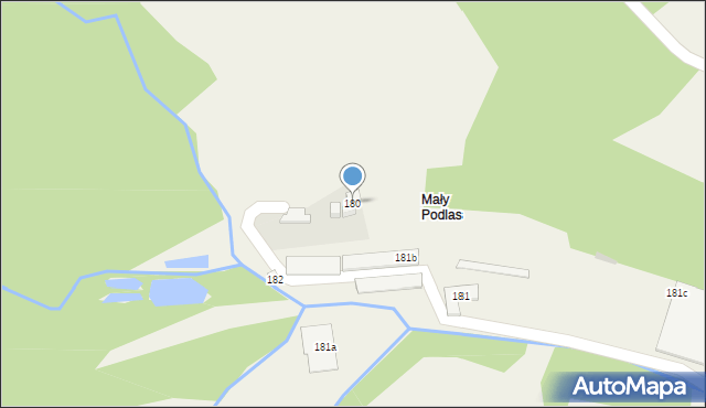 Glinik Zaborowski, Glinik Zaborowski, 180, mapa Glinik Zaborowski