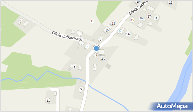 Glinik Zaborowski, Glinik Zaborowski, 2, mapa Glinik Zaborowski