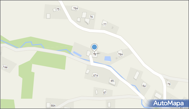 Glinik Zaborowski, Glinik Zaborowski, 78, mapa Glinik Zaborowski