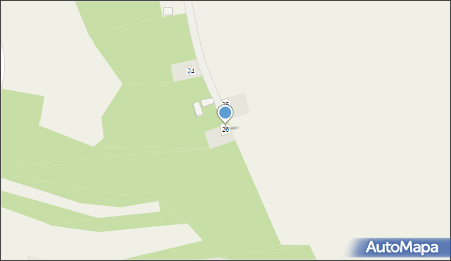 Gliniska, Gliniska, 26, mapa Gliniska