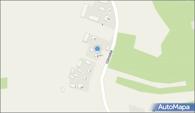 Gliniska, Gliniska, 4, mapa Gliniska