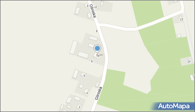 Gliniska, Gliniska, 7A, mapa Gliniska