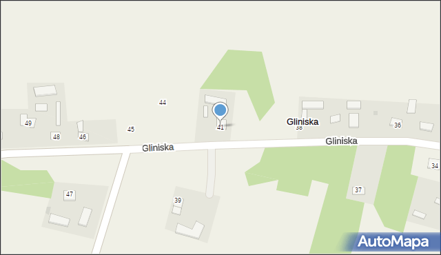 Gliniska, Gliniska, 41, mapa Gliniska