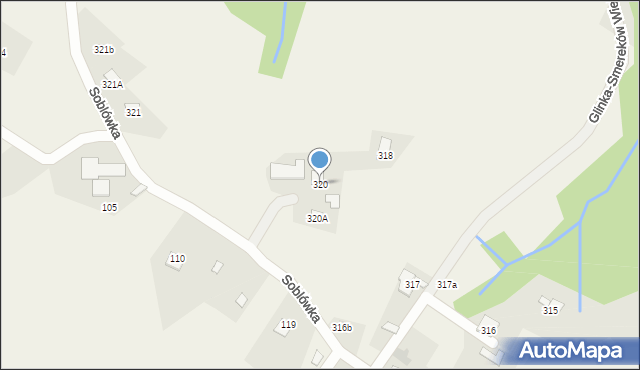 Glinka, Glinka, 320, mapa Glinka