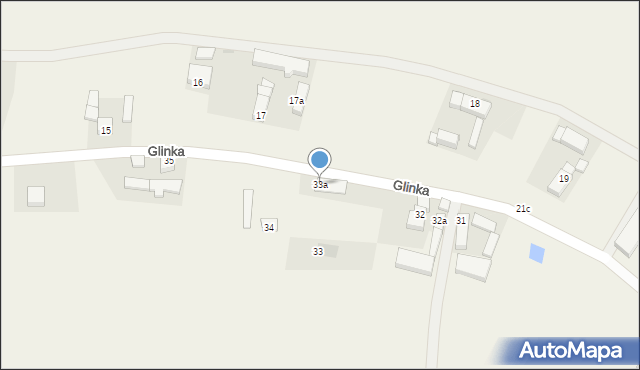 Glinka, Glinka, 33a, mapa Glinka