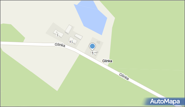 Glinka, Glinka, 5, mapa Glinka