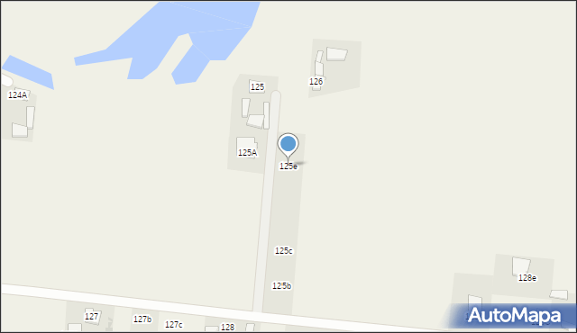 Glinki, Glinki, 125e, mapa Glinki