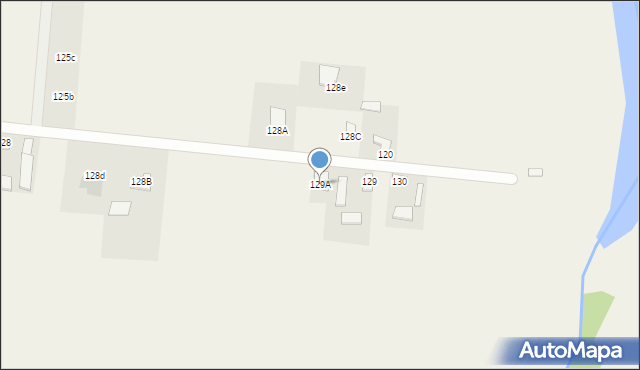 Glinki, Glinki, 129A, mapa Glinki