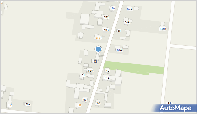 Glinki, Glinki, 64, mapa Glinki