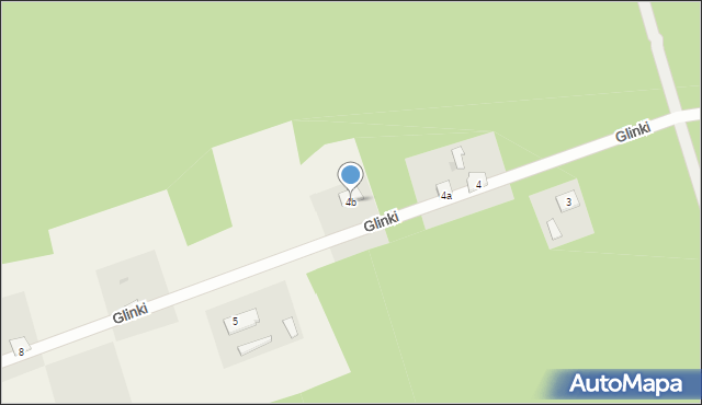 Glinki, Glinki, 4b, mapa Glinki