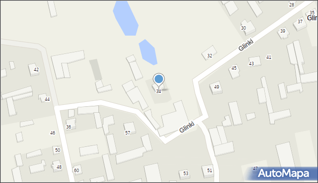 Glinki, Glinki, 34, mapa Glinki