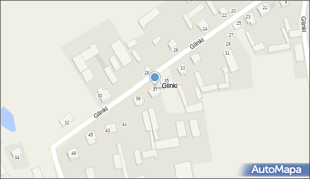 Glinki, Glinki, 37, mapa Glinki