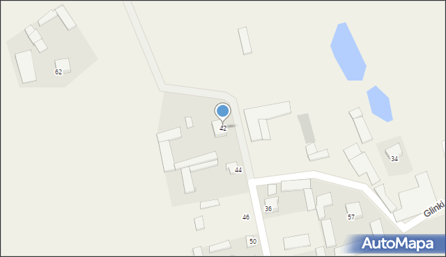 Glinki, Glinki, 42, mapa Glinki
