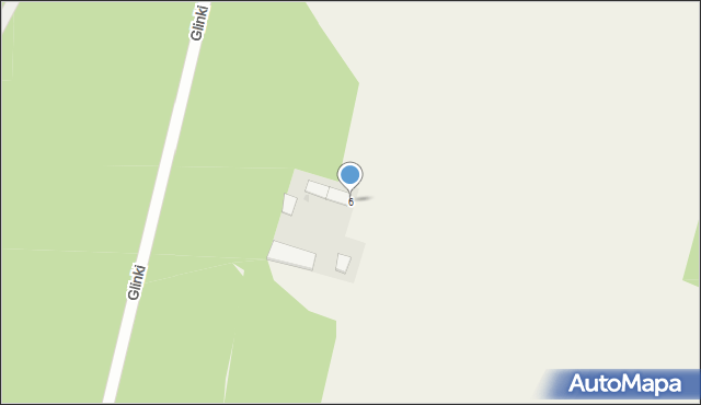 Glinki, Glinki, 6, mapa Glinki