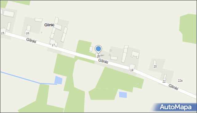 Glinki, Glinki, 18, mapa Glinki