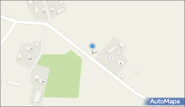 Glinki Mokre, Glinki Mokre, 8, mapa Glinki Mokre