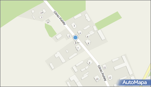 Glinki-Rafały, Glinki-Rafały, 5, mapa Glinki-Rafały