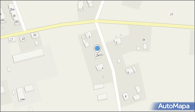 Glinna, Glinna, 2A, mapa Glinna