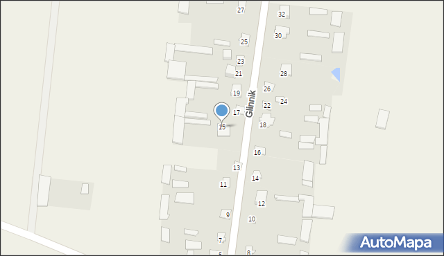 Glinnik, Glinnik, 15, mapa Glinnik