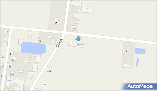 Glinnik, Glinnik, 40c, mapa Glinnik