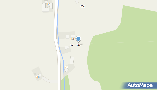 Glinno, Glinno, 71c, mapa Glinno