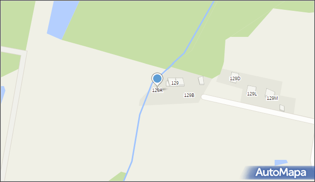 Glinno, Glinno, 129A, mapa Glinno