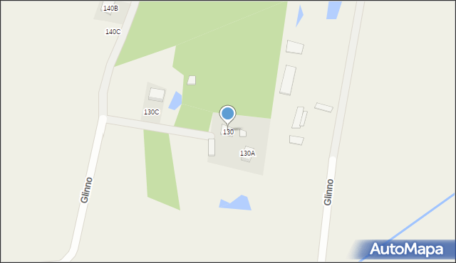 Glinno, Glinno, 130, mapa Glinno