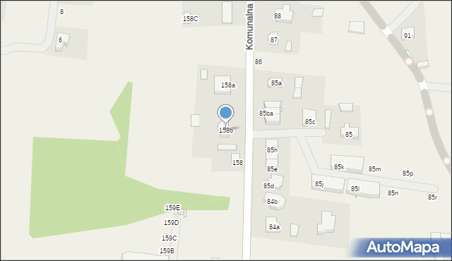 Glinno, Glinno, 158b, mapa Glinno