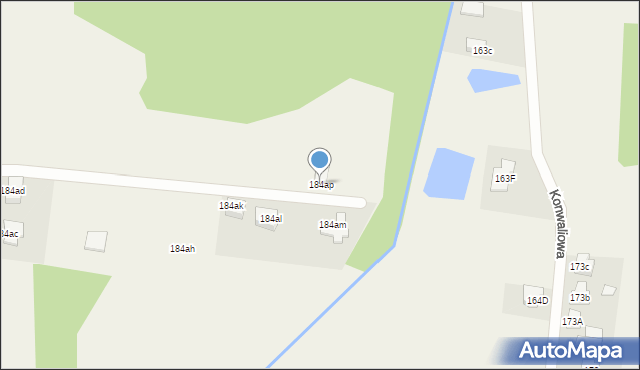 Glinno, Glinno, 184ap, mapa Glinno