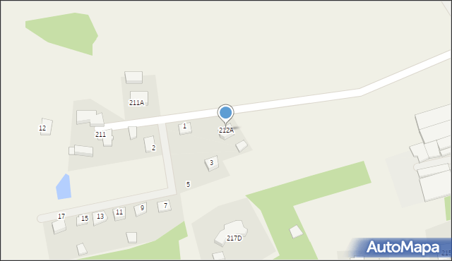 Glinno, Glinno, 212A, mapa Glinno