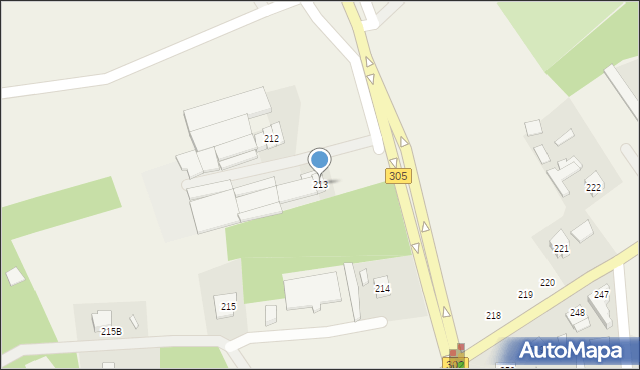 Glinno, Glinno, 213, mapa Glinno