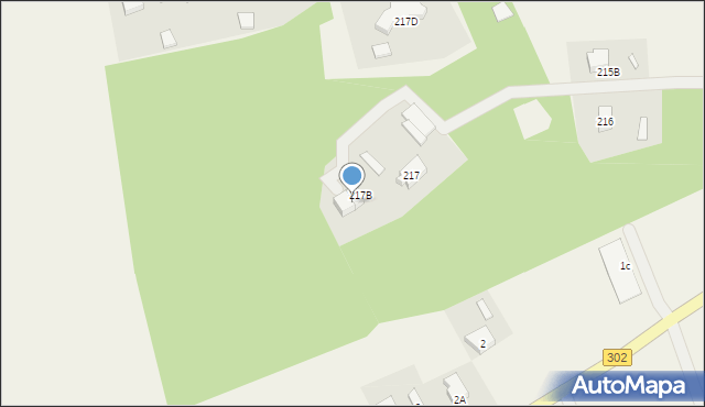 Glinno, Glinno, 217C, mapa Glinno