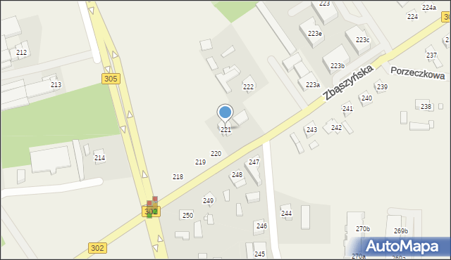 Glinno, Glinno, 221, mapa Glinno