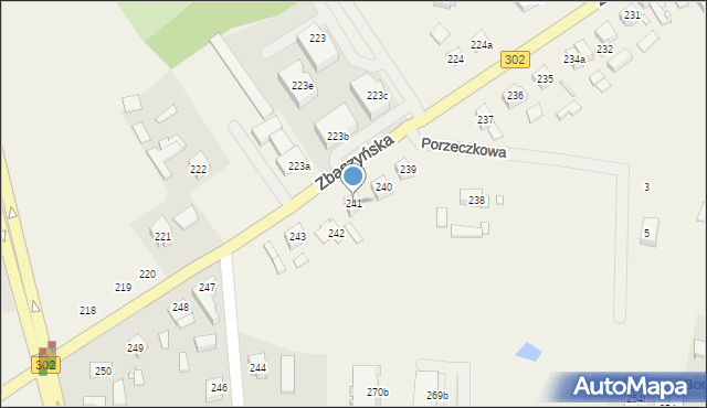 Glinno, Glinno, 241, mapa Glinno