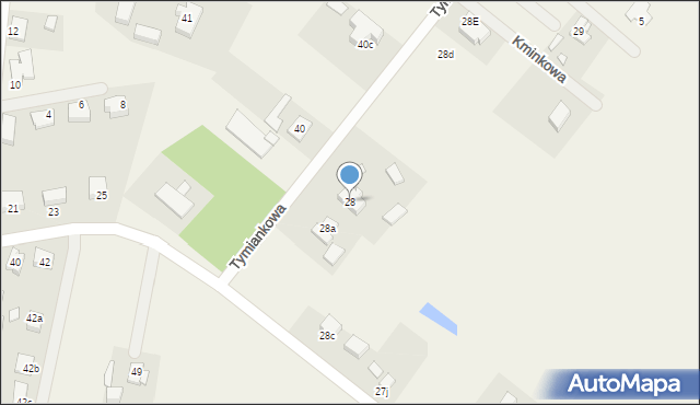 Glinno, Glinno, 28, mapa Glinno