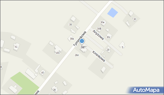 Glinno, Glinno, 28E, mapa Glinno